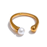 Anillo Perla oro