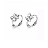 Pendientes Flor Plata