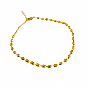 Pulsera borlas oro