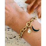 Pulsera Luna Negra oro