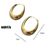 Pendientes Oval oro