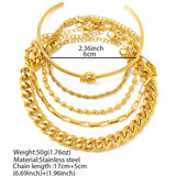 Pulsera Maxi cadena oro