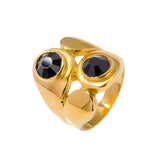 Anillo Onix Negro oro