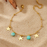 Tobillera/pulsera Estrellas oro