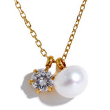 Collar Etoile Perla oro
