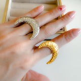 Anillo Maxi Luna Plata