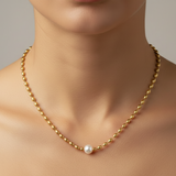 Collar Perla oro