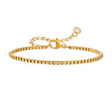 Pulsera Punto Brillo Oro