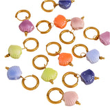 Aros Concha Resina colores