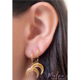 Pendientes Lunas oro