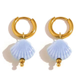 Aros Concha Resina colores