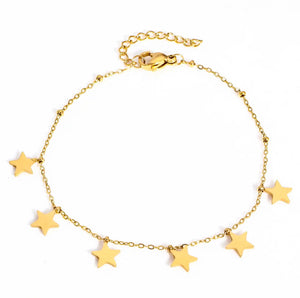 Pulsera Estrellas Oro