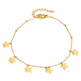 Pulsera Estrellas Oro