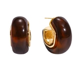 Pendiente Ambar oro