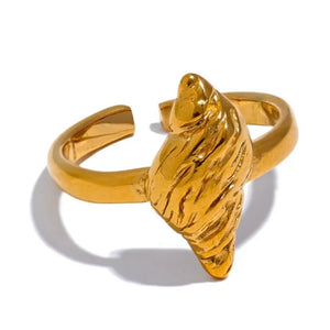 Anillo caracola oro