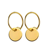 Pendientes Moneda Oro