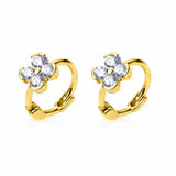 Pendientes Flor Oro