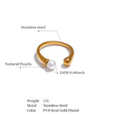 Anillo Perla oro