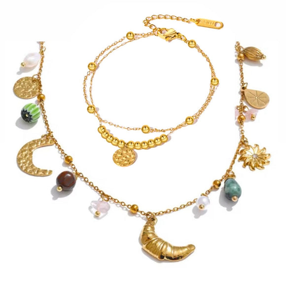 Pack Borlas Lunas oro