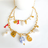 Collar Maxi Charms Variados oro