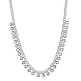 Collar circonitas plata