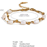 Pulsera Perla Oro