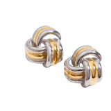 Pendiente Nudo bicolor