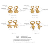 Pendiente Charms Caracola y Perlas plata