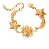 Pulsera maxi charms astralis oro