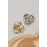 Pendiente Nudo bicolor