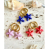 Aros Estrella de Mar Cerámica colores