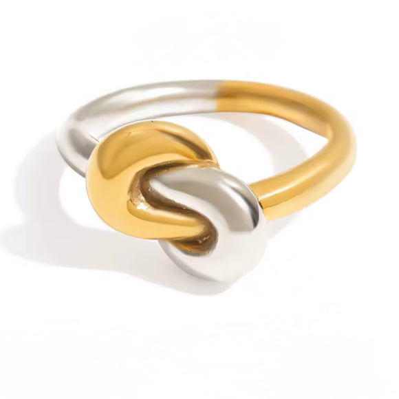 Anillo Nudo Bicolor