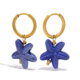 Aros Estrella de Mar Cerámica colores