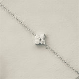 Pulsera Mini Flor Plata