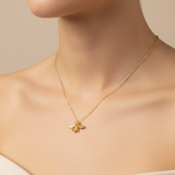 Collar abeja oro