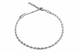Pulsera cordón plata