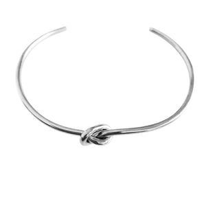 Pulsera Infinity Rígida plata