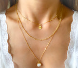 Collar Moonlight Triple oro