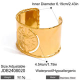 Pulsera sol con pañuelo oro