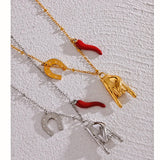 Collar Charms Suerte oro