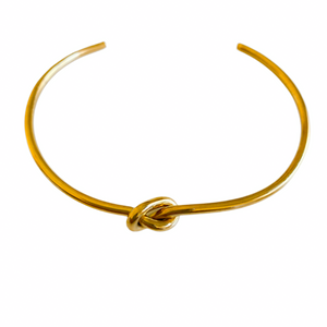 Pulsera Infinity Rígida oro