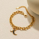 Pulsera Luna Negra oro