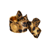 Pulsera sol con pañuelo oro