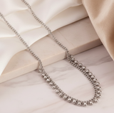 Collar circonitas plata