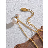 Collar Etoile Perla oro
