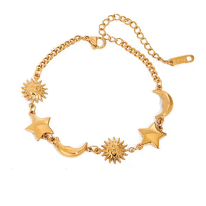 Pulsera charms Astralis oro
