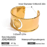 Pulsera luna con pañuelo oro