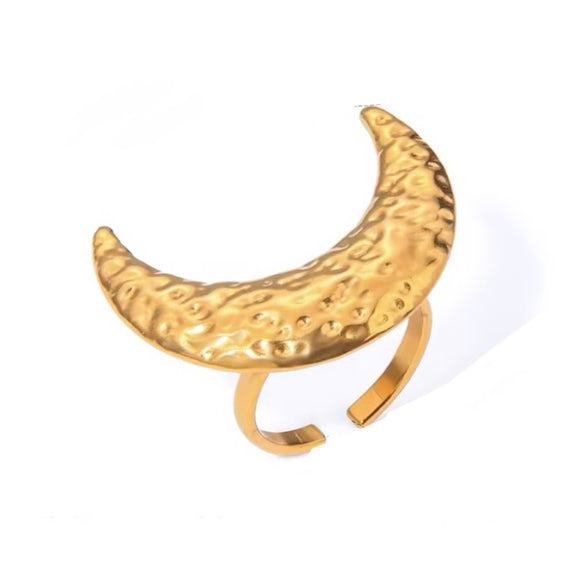 Anillo Maxi Luna Oro
