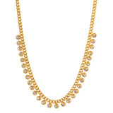 Collar circonitas oro