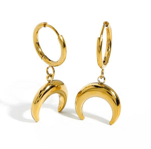 Pendientes Lunas oro